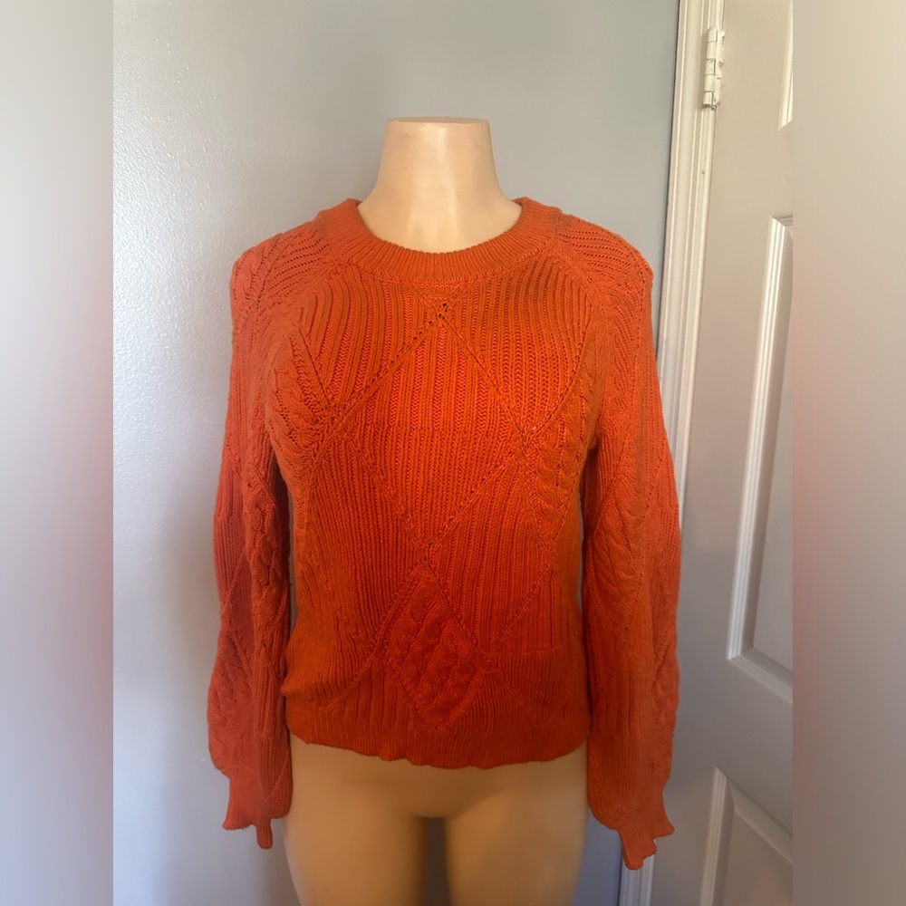 Orange Elie sweater
